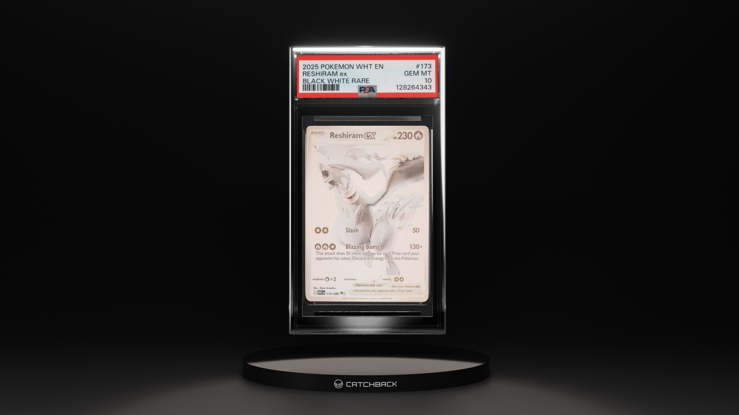 Reshiram Ex Black White Rare