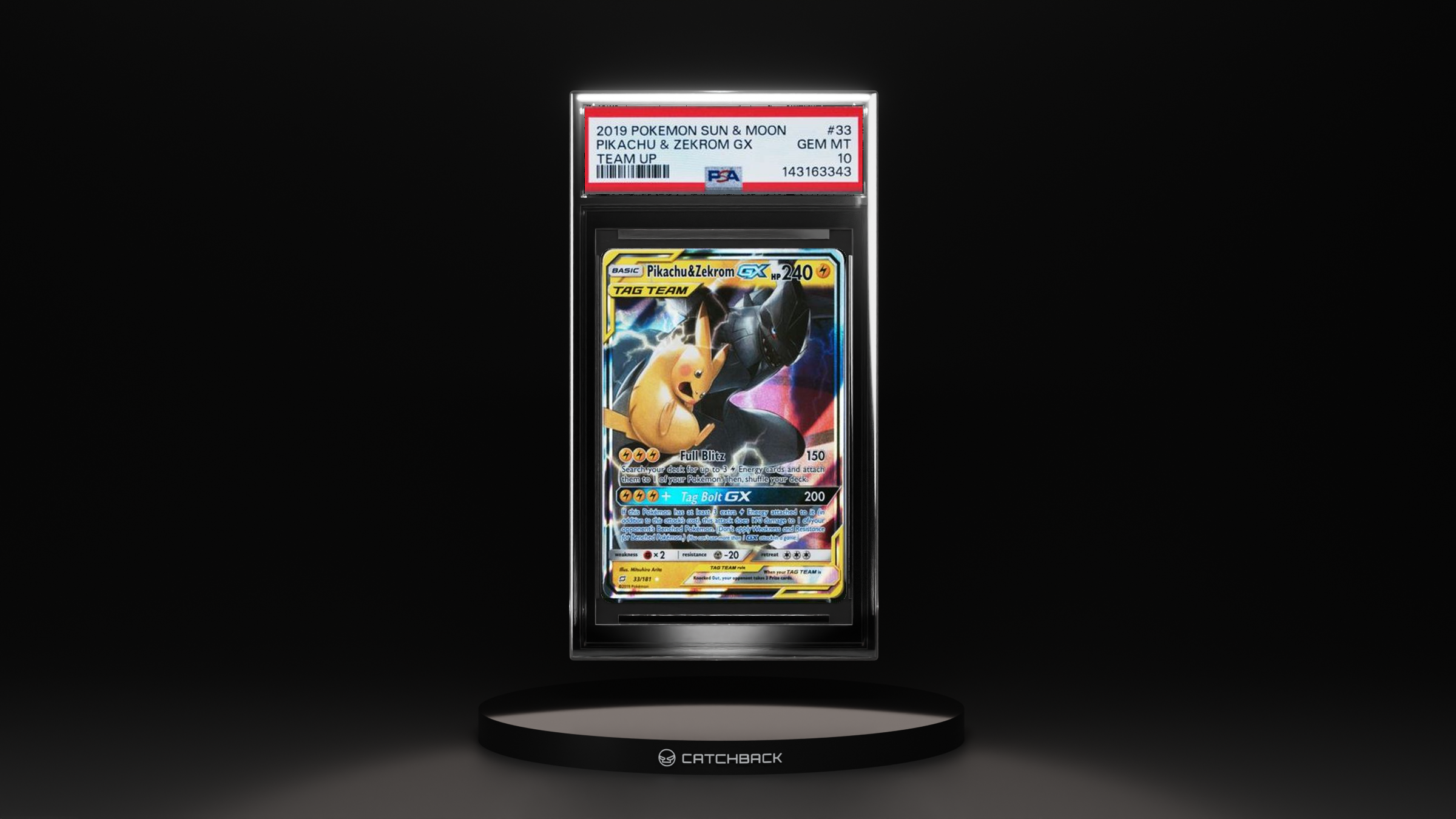 Pikachu & Zekrom Gx Team Up