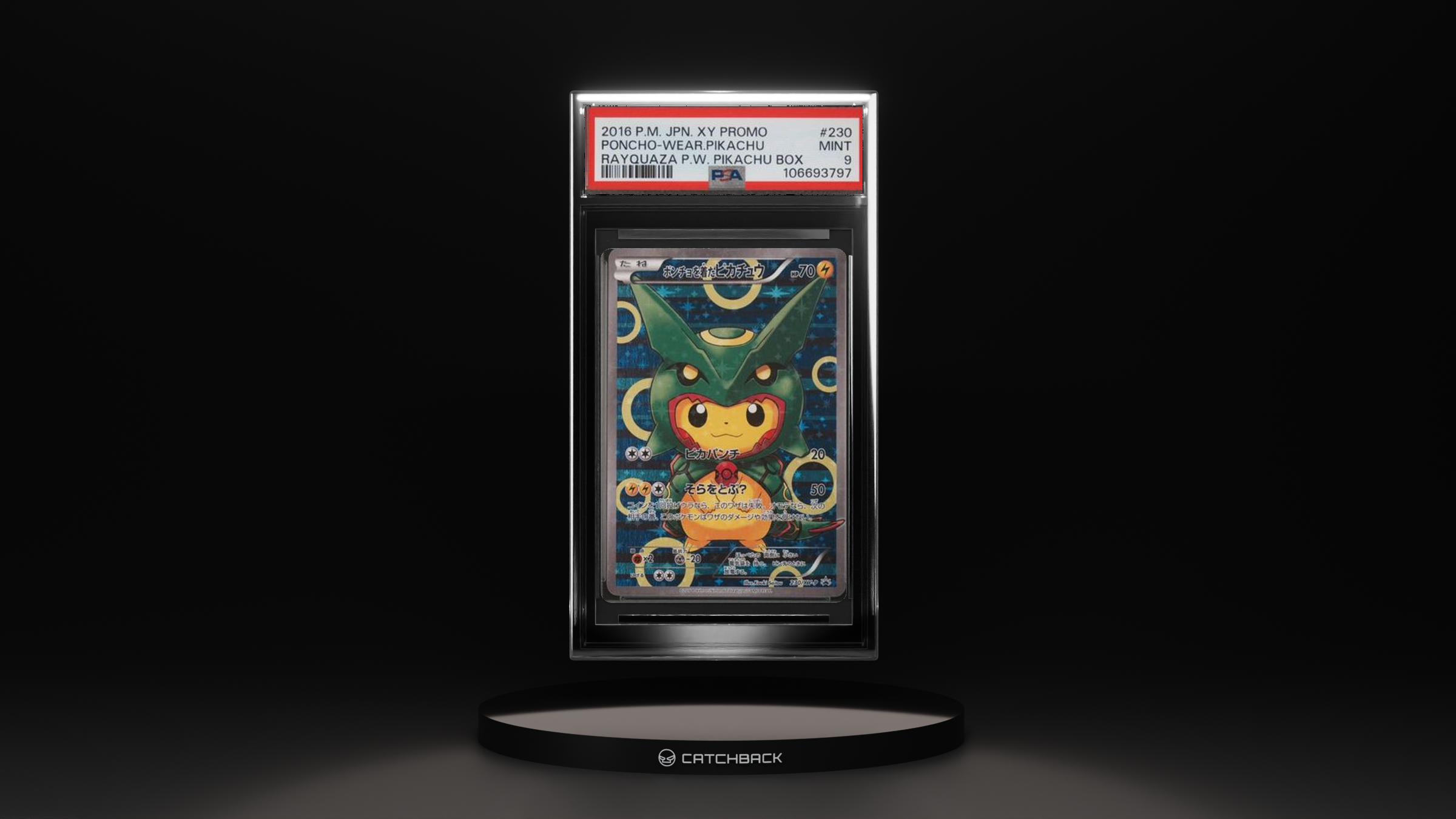 Poncho-wear.pikachu Rayquaza P.w. Pikachu Box