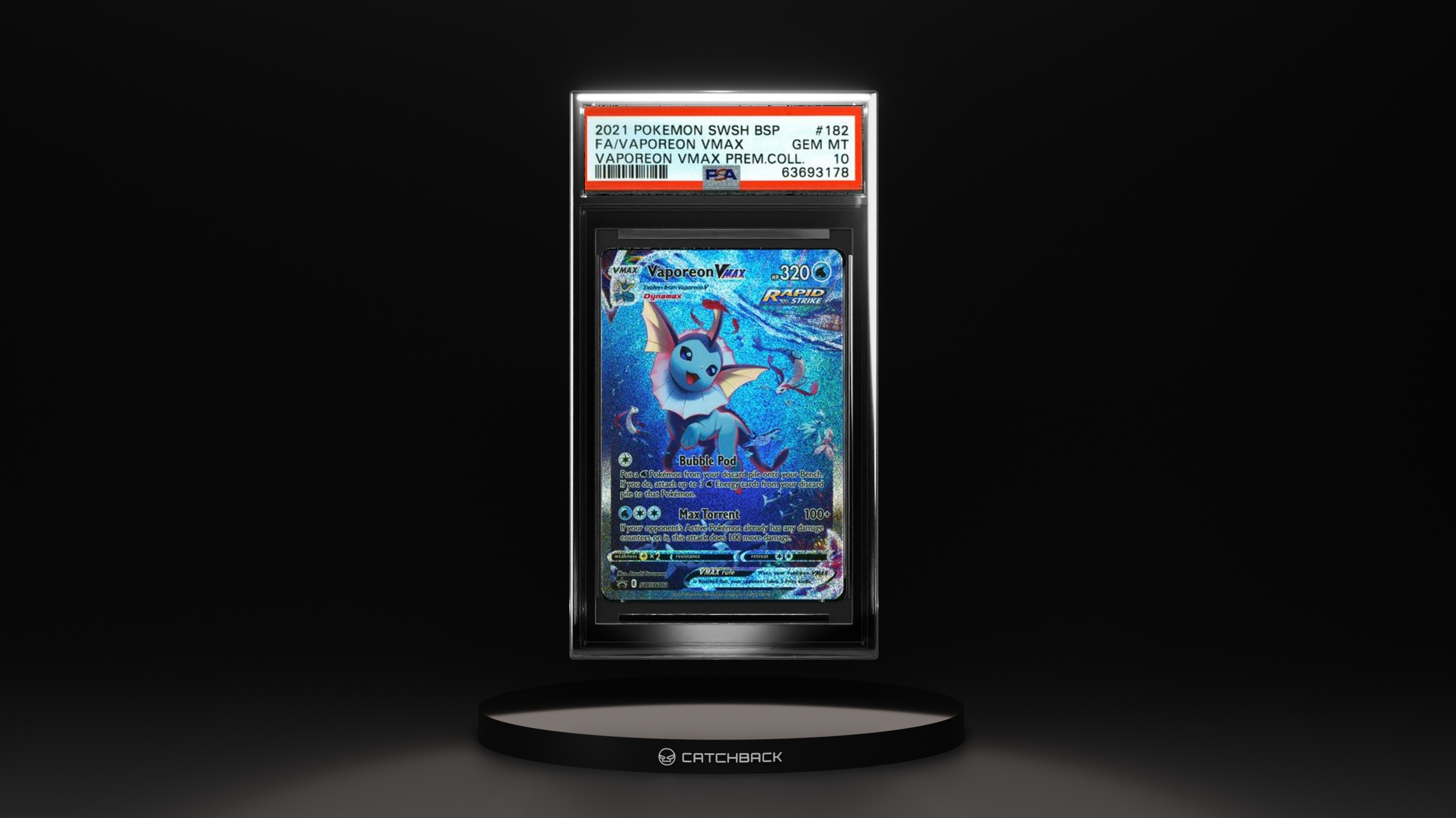 Fa/ Vaporeon Vmax Vaporeon Vmax Prem.coll.