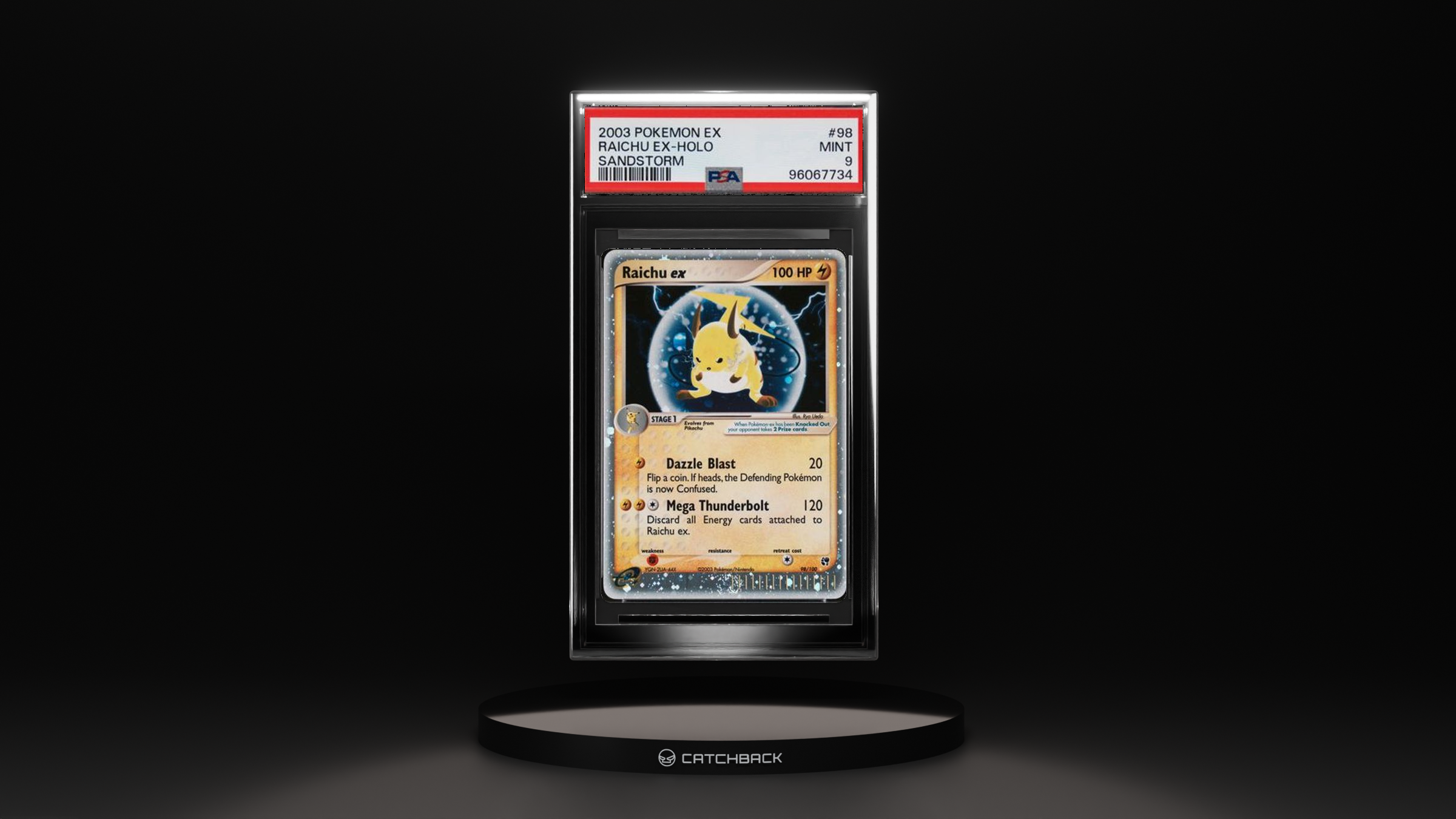 Raichu Ex-holo Sandstorm