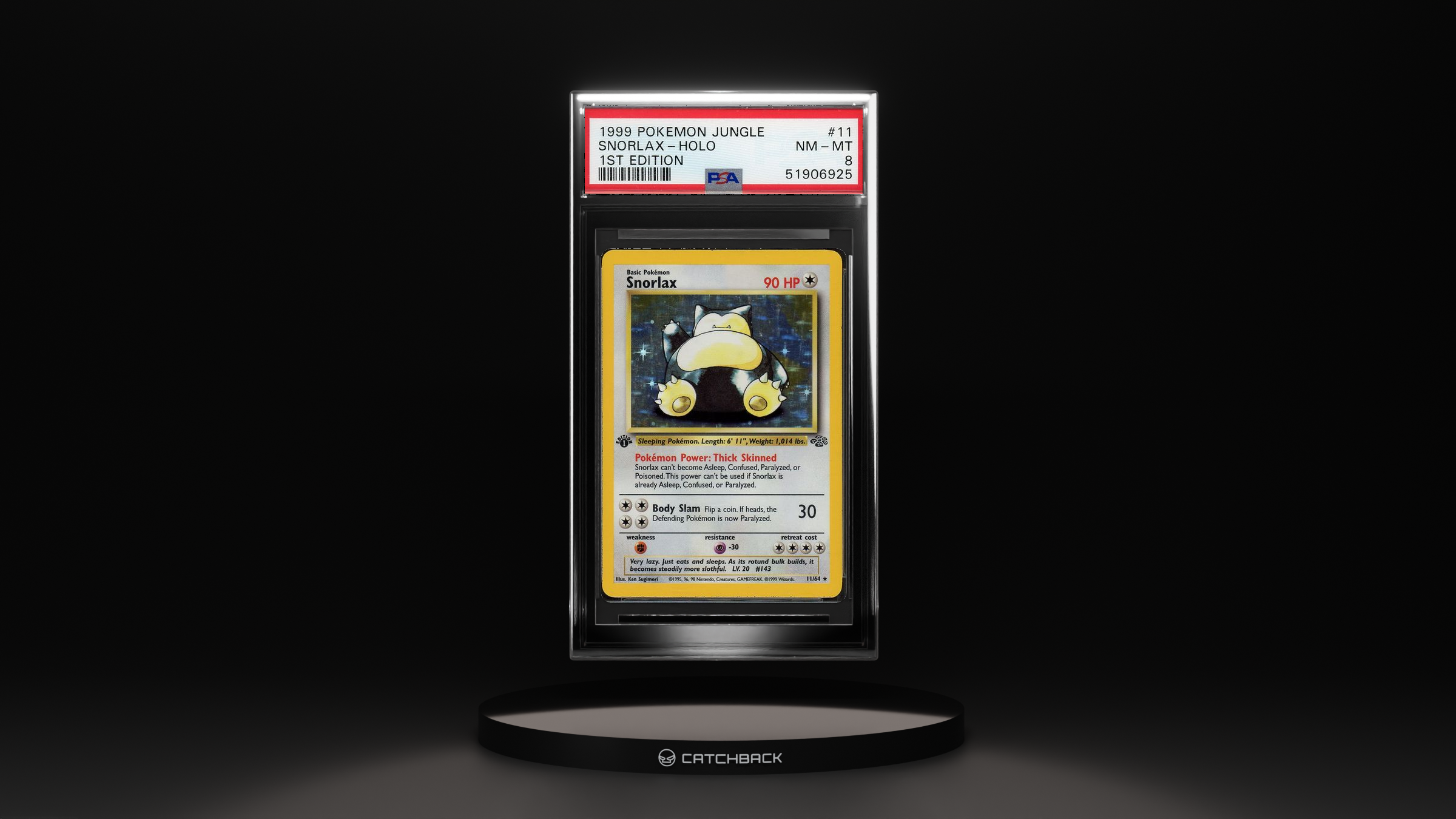 Snorlax-holo 1st Edition