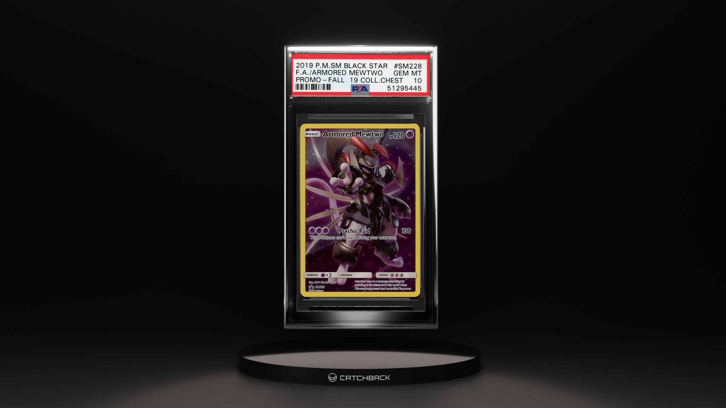 Fa/ Armored Mewtwo Promo-fall '19 Coll.chest