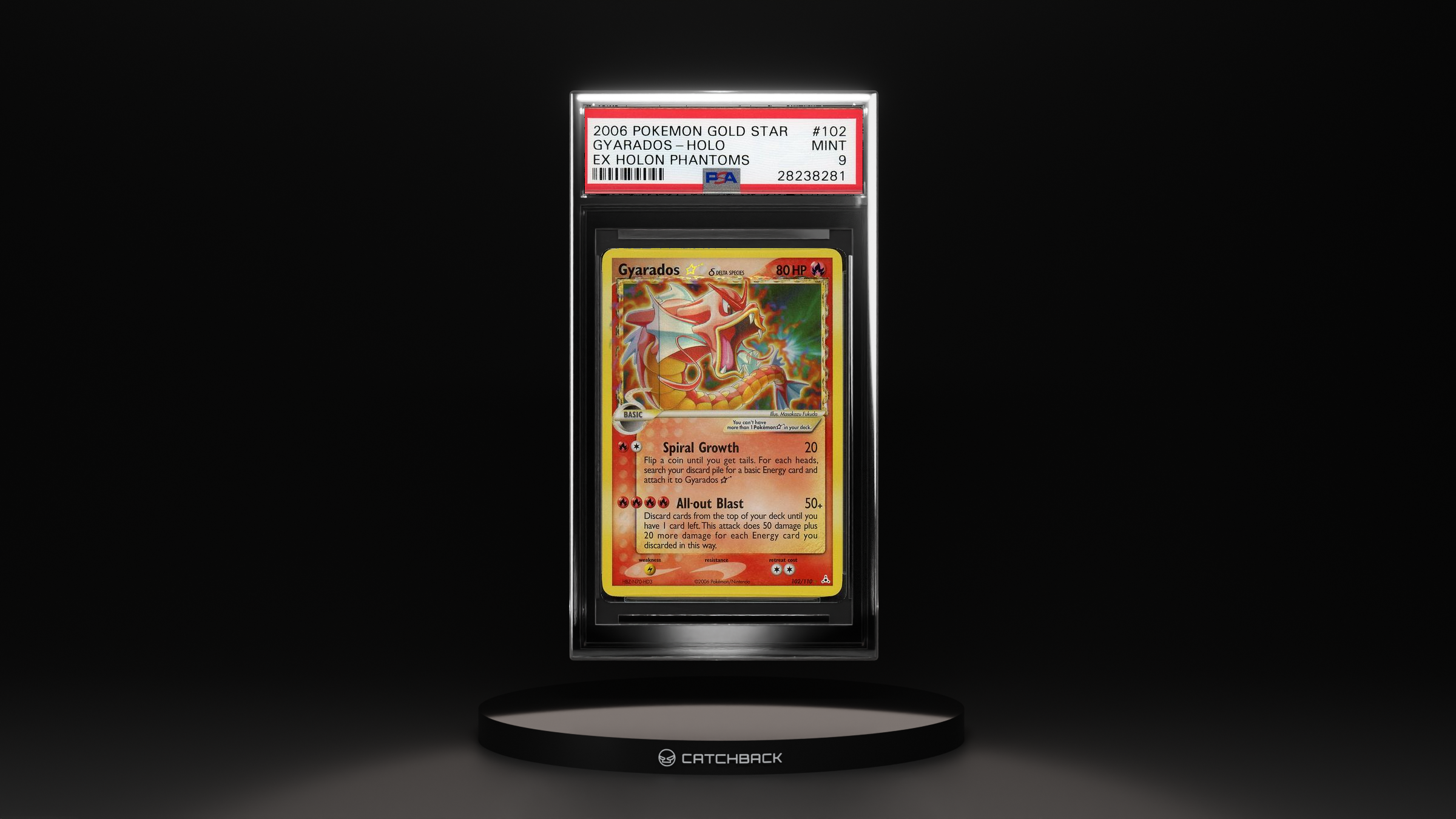 Gyarados-holo Ex Holon Phantoms