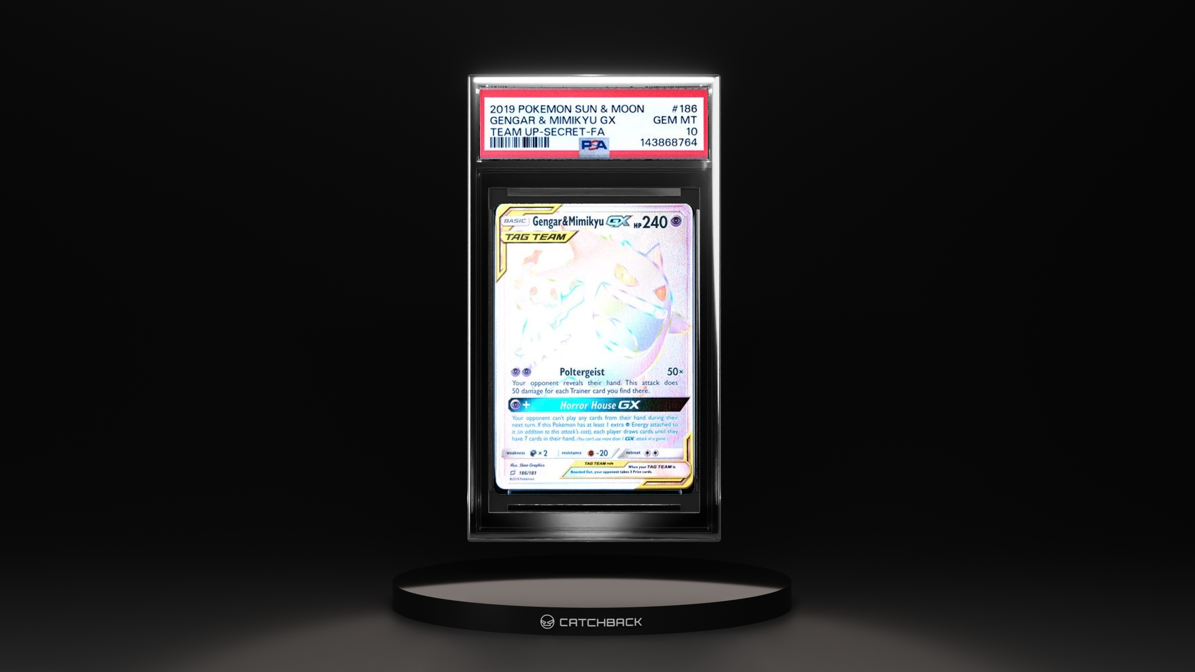 Gengar & Mimikyu Gx Team Up-secret-fa