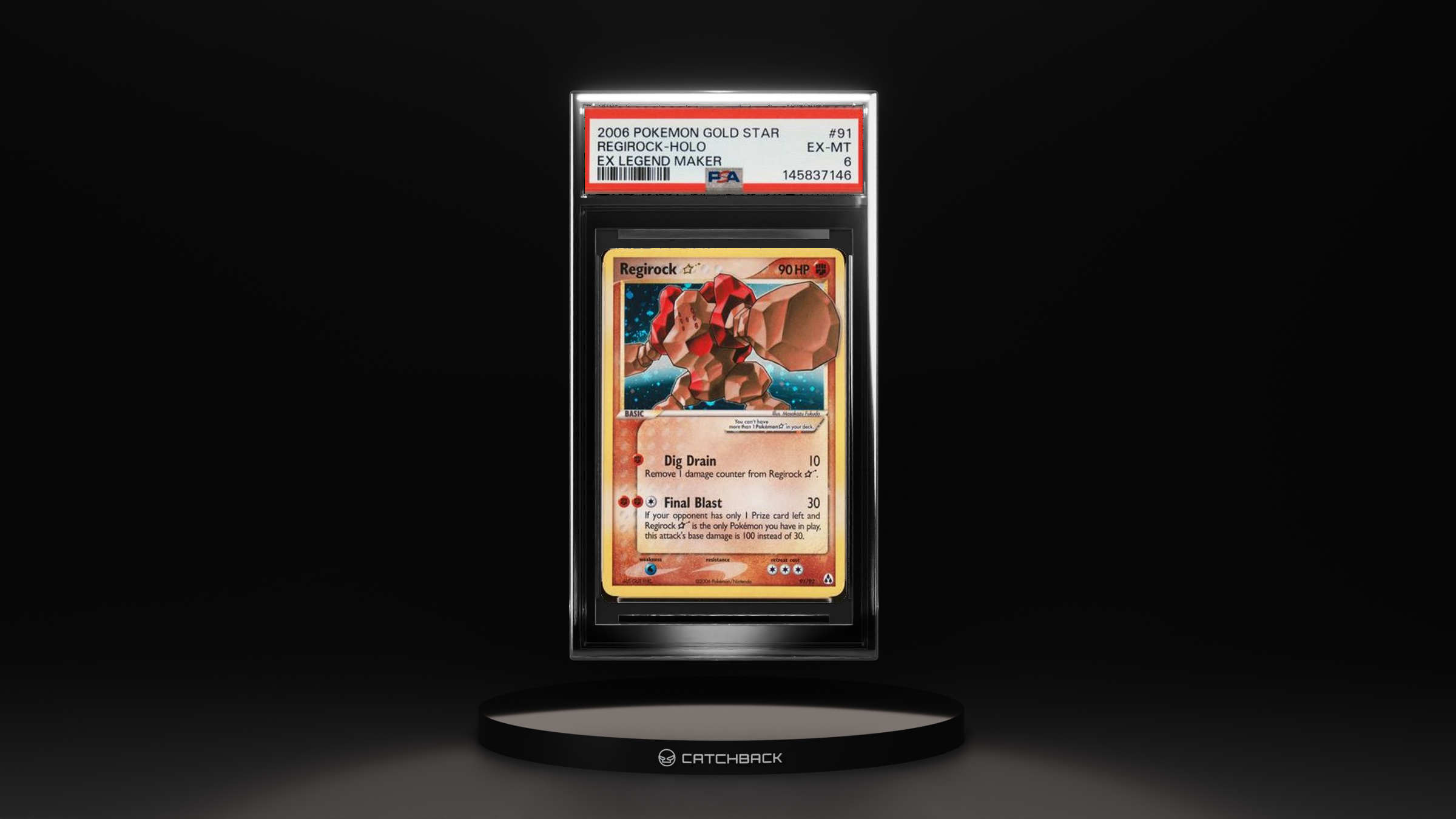 Regirock-holo Ex Legend Maker