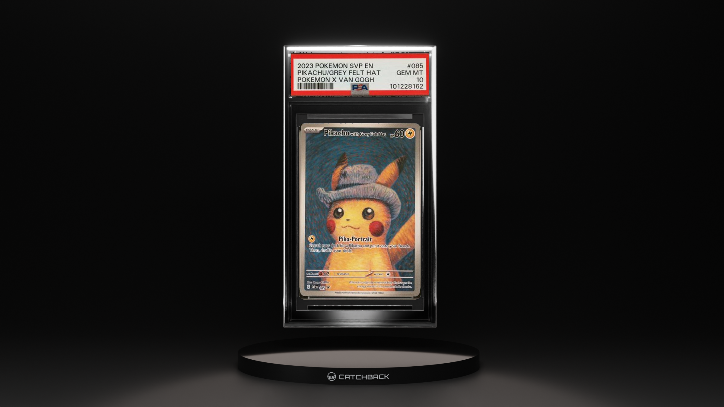 Pikachu/ Grey Felt Hat Pokemon X Van Gogh