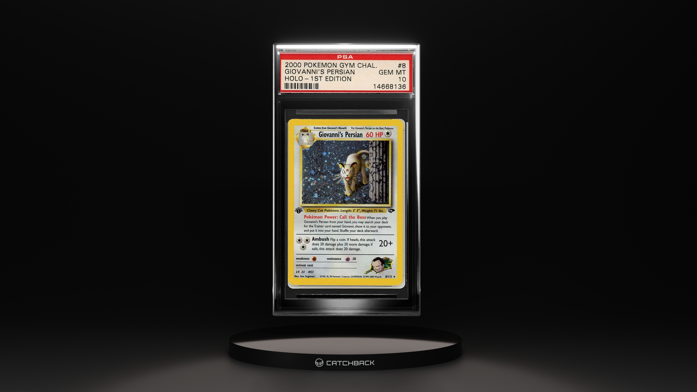 Giovanni's Persian Holo-1st Edition