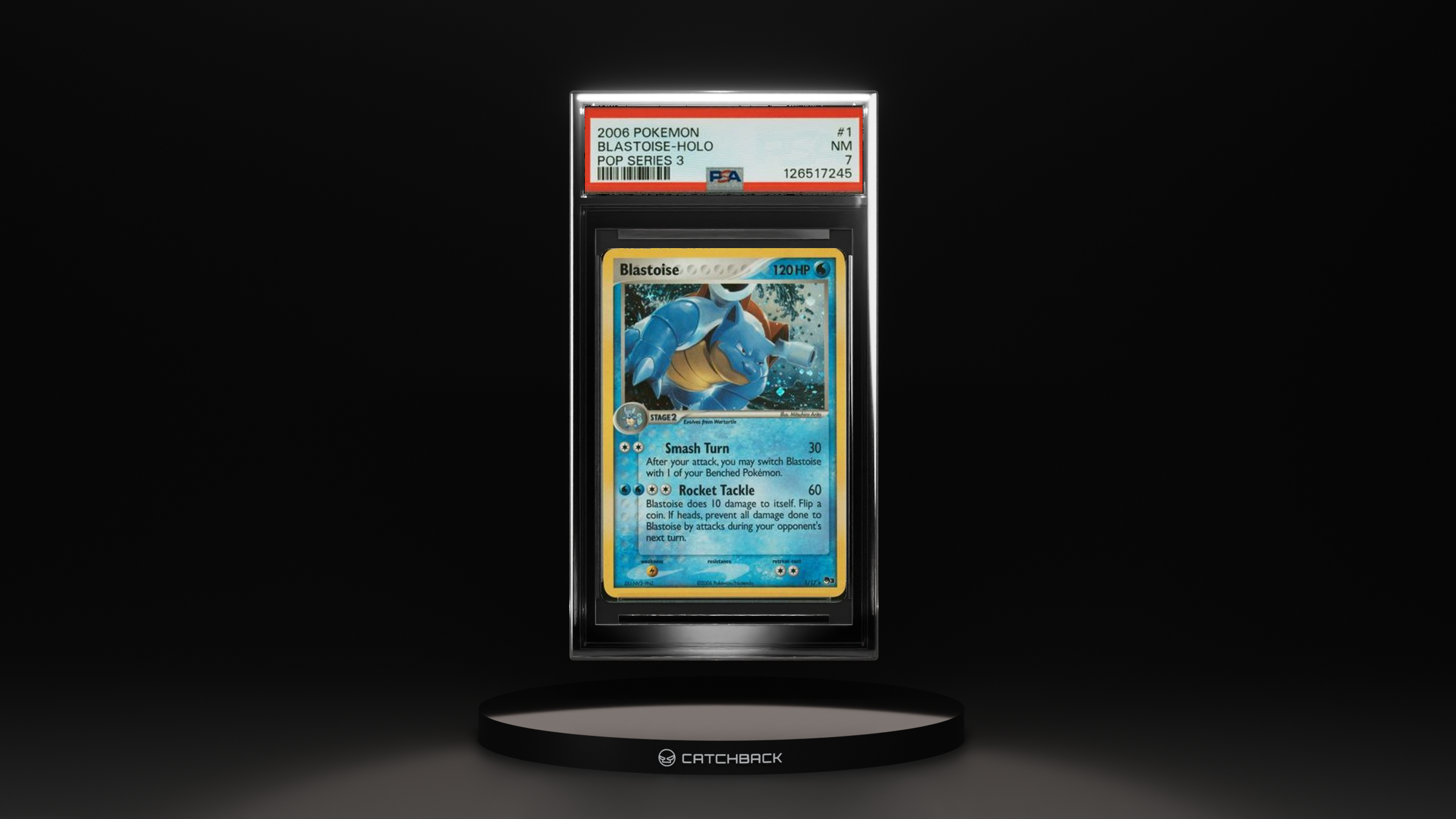 Blastoise-holo Pop Series 3