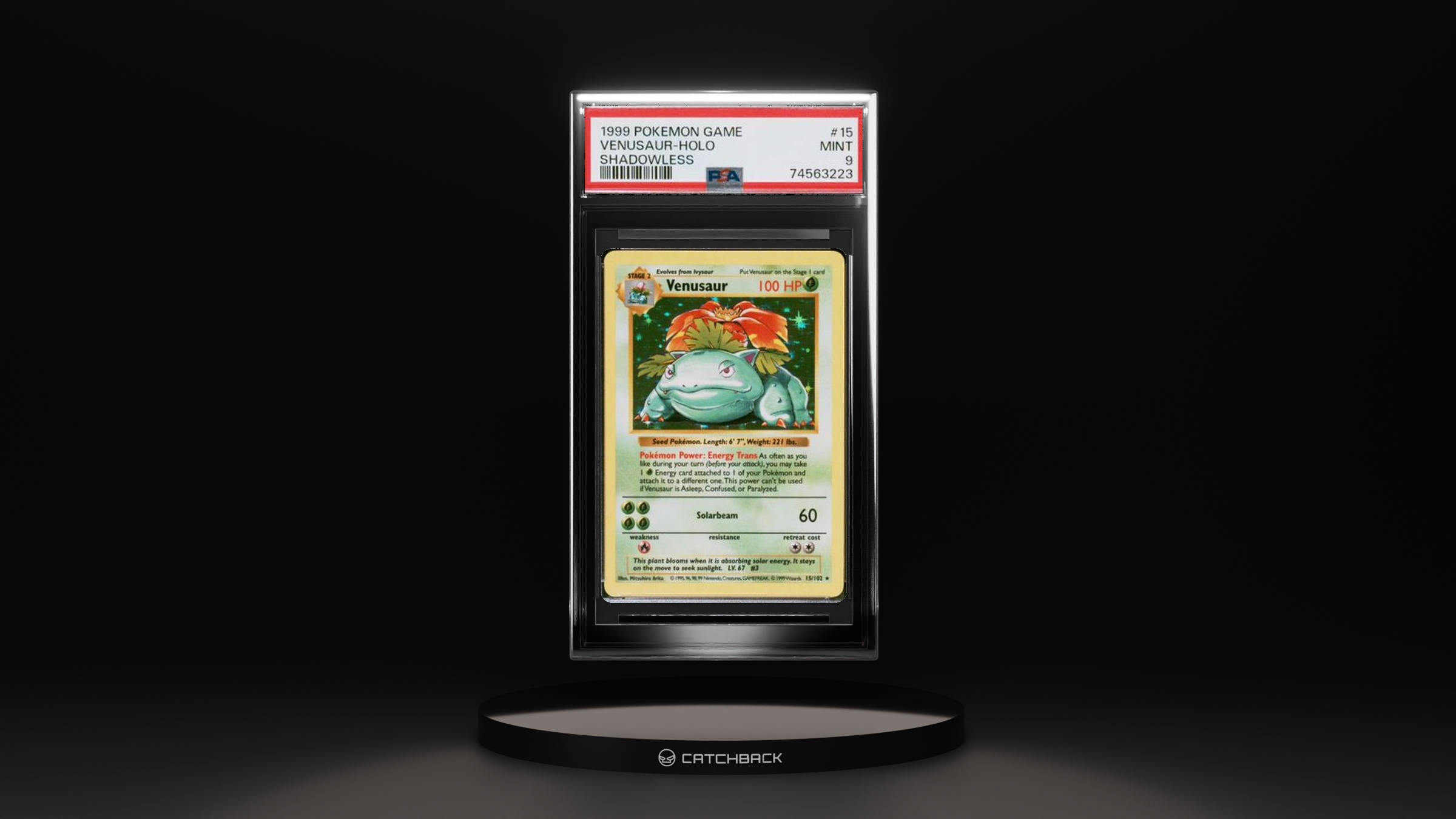 Venusaur-holo Shadowless