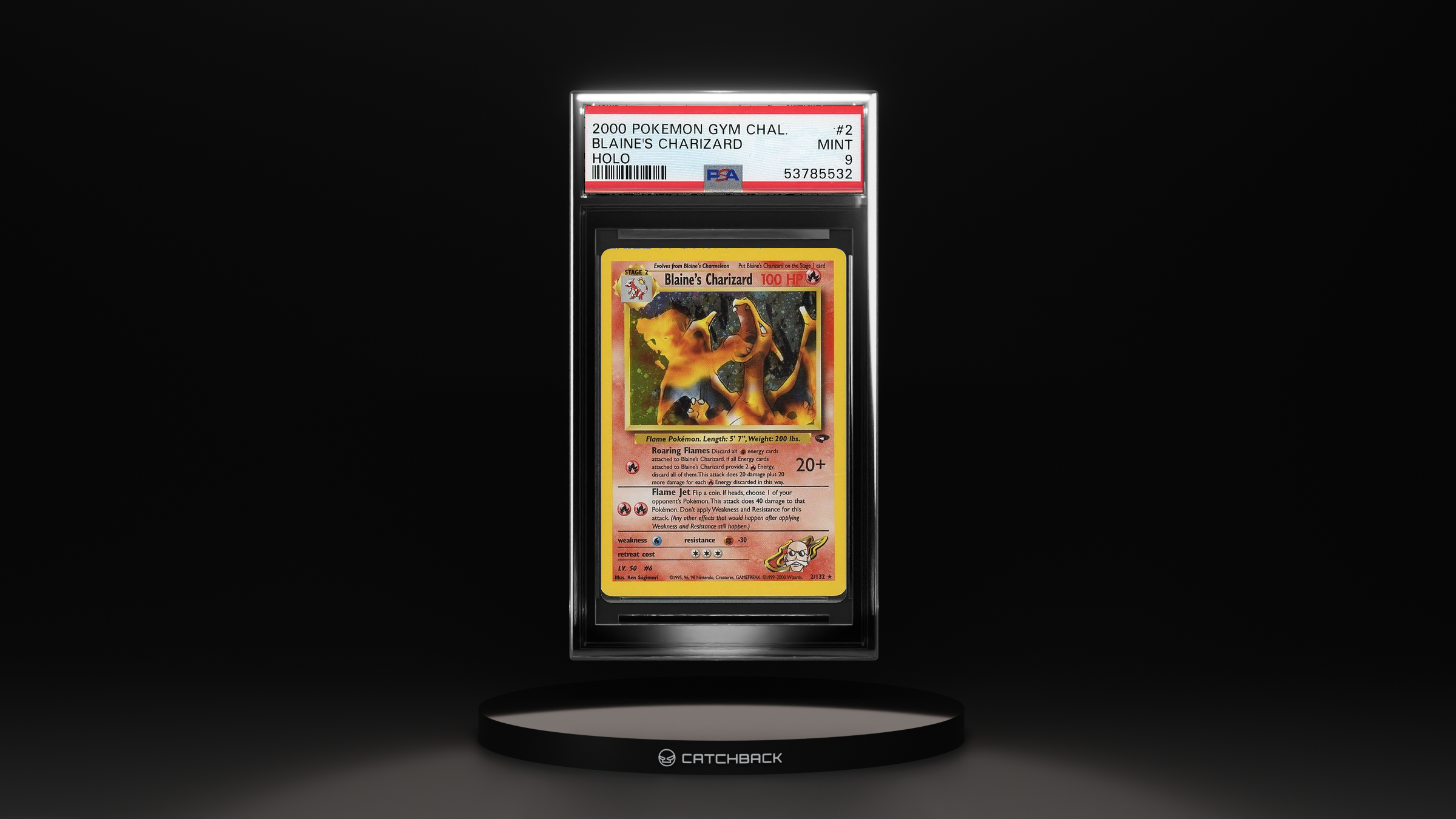 Blaine's Charizard Holo