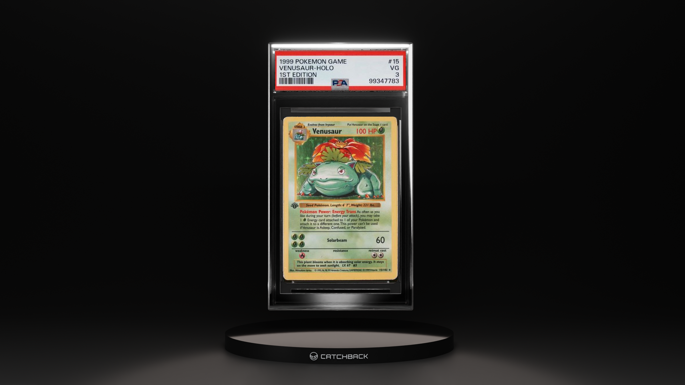 Venusaur-holo 1st Edition