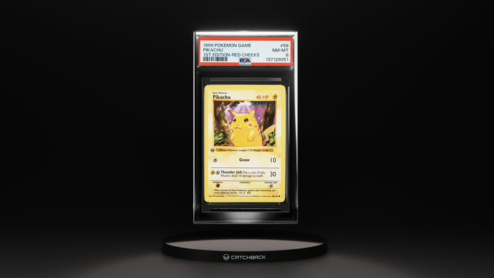 Pikachu 1st Edition-red Cheeks