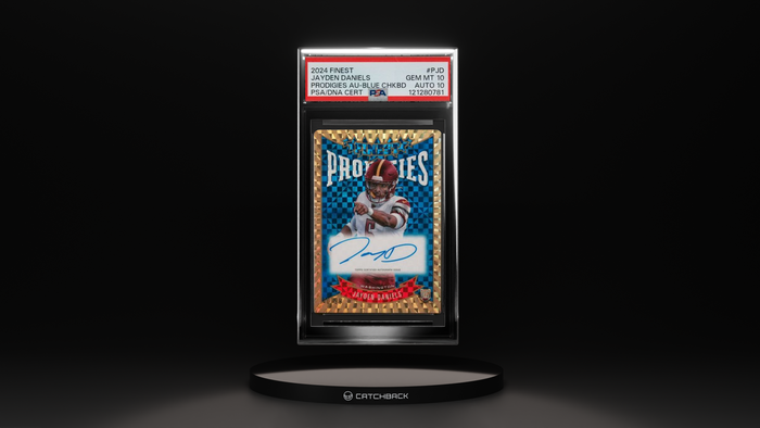 Jayden Daniels Prodigies Au-blue Chkbd