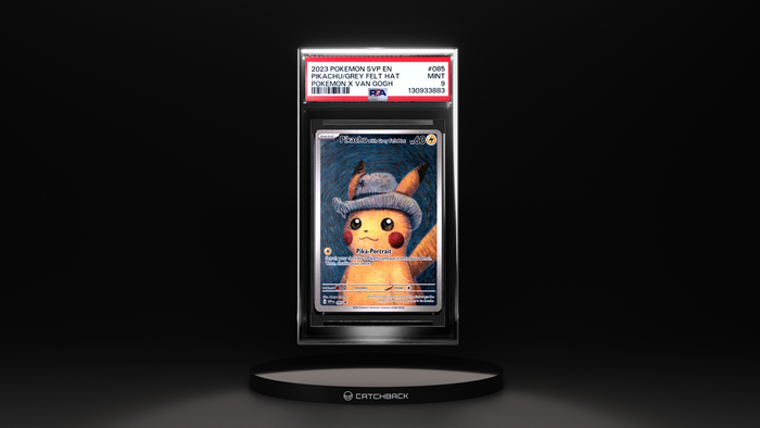 Pikachu/ Grey Felt Hat Pokemon X Van Gogh