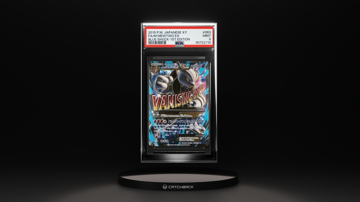 Fa/ M Mewtwo Ex Blue Shock-1st Edition