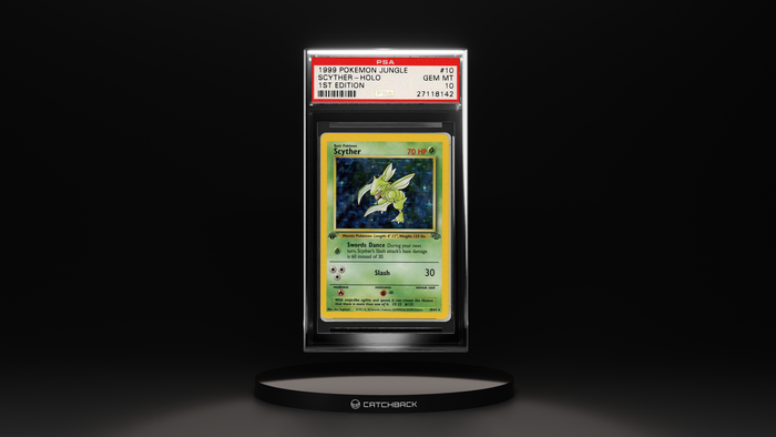 Scyther-holo 1st Edition