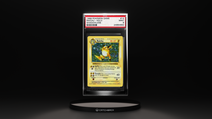 Raichu-holo Shadowless